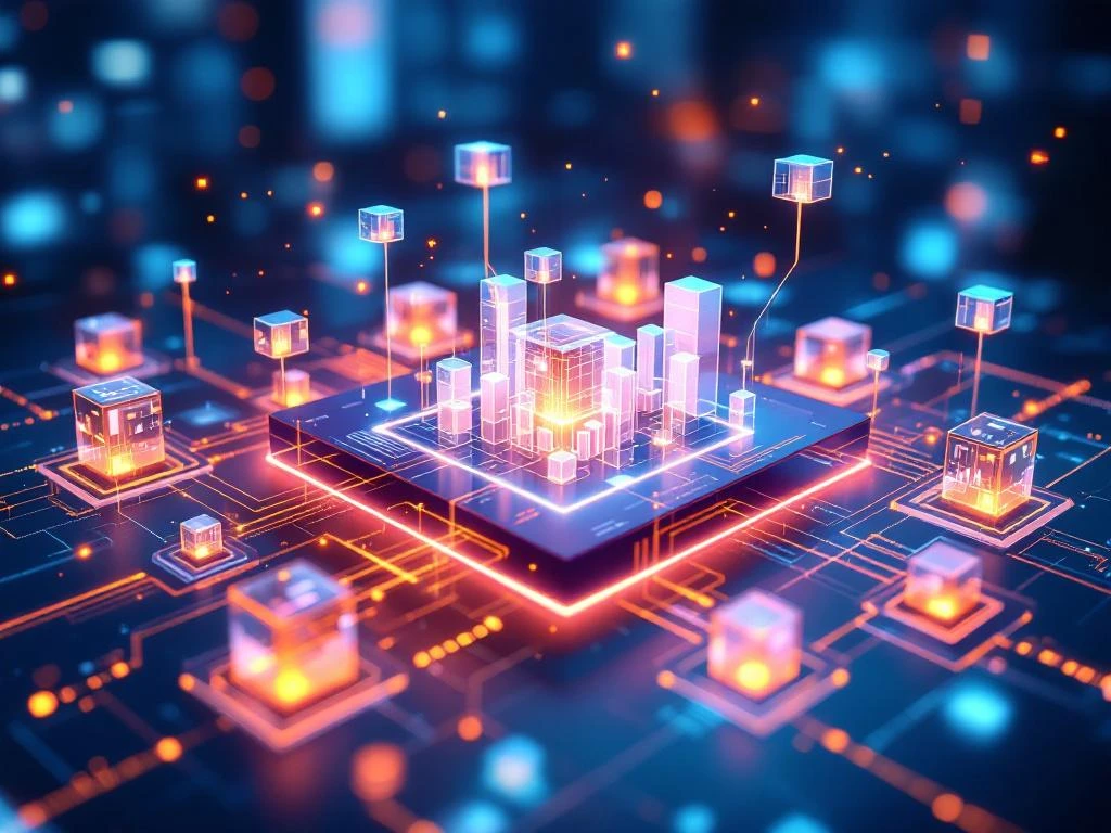 3D visualisatie van geconnecteerde klantdata nodes met automatische segmentatie in Compenda's blauwe interface