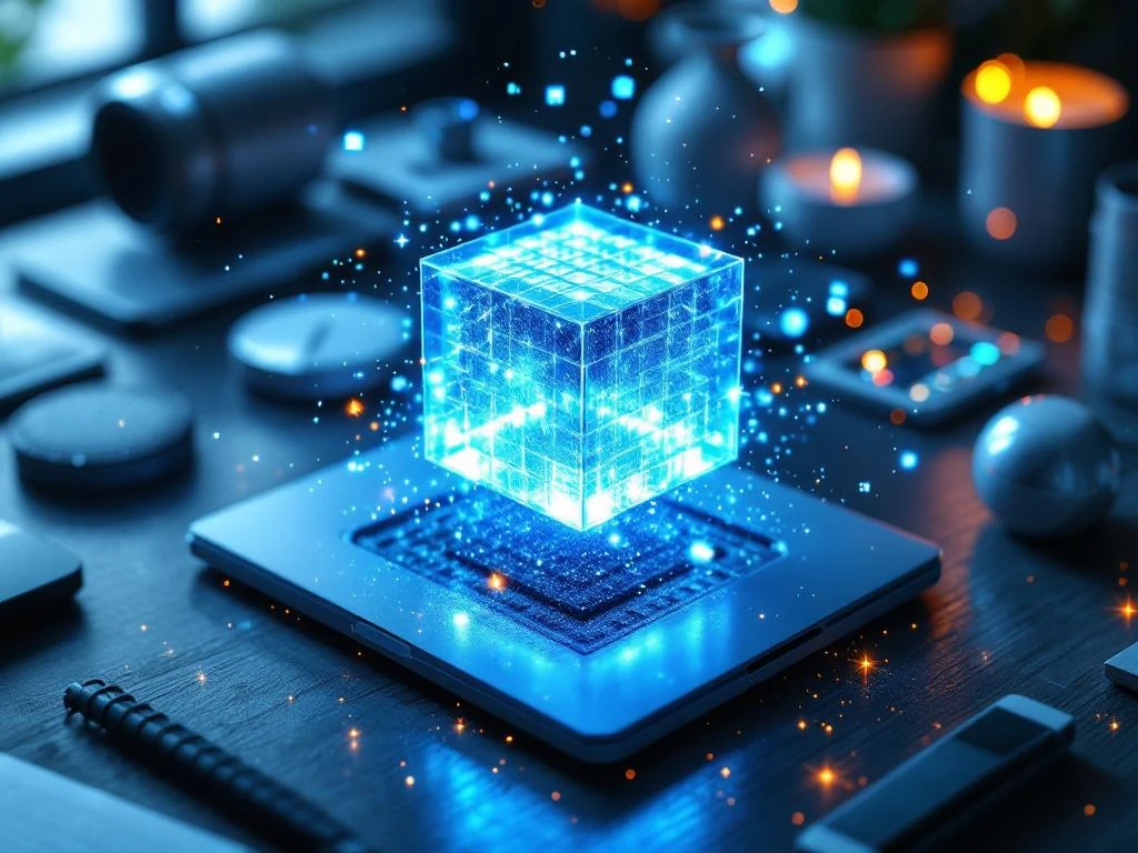 Kristallen database server visualisatie boven laptop met blauwe datastromen door reinigingsmechanisme op georganiseerd bureau


---

**Explanation of approach:**
- Started with the main subject (crystal database server visualization)
- Included key context (laptop, data streams, cleaning mechanism, organized desk)
- Kept it under 125 characters
- Used natural Dutch language
- Avoided "afbeelding van" or similar phrases
- Focused on elements that provide meaningful context for screen reader users